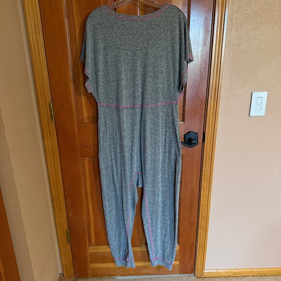 Natural Life Riley Romper/Jumpsuit, Grey/Pink - Picture 3 of 10